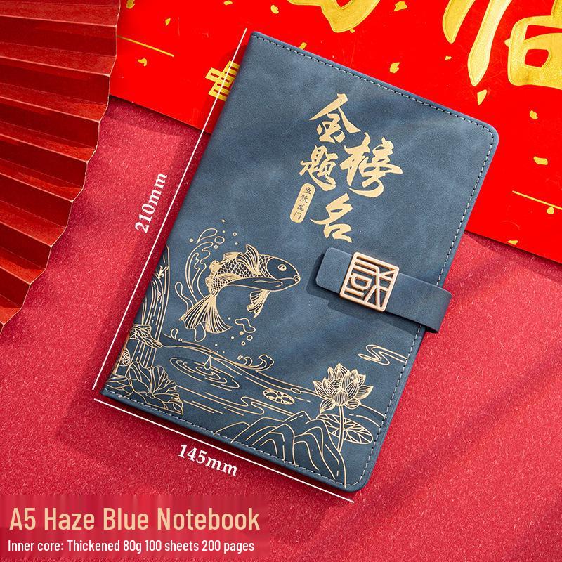 Golden Notebook Gift Box: Inspirational Graduation & Ceremony Gift for Students
