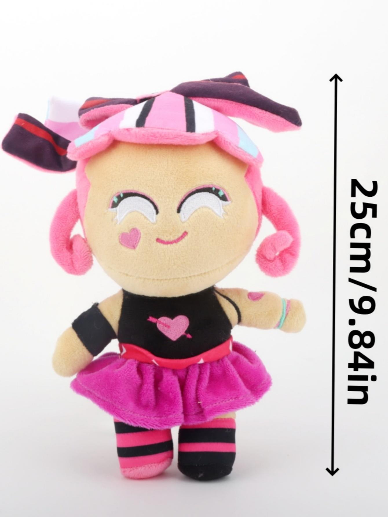 25cm Shadow Milk Cookie Plush Toy Game Peripheral Doll Cute Cartoon Cookie Run Kingdom Ghining Glitter Cookie Kid Birthday Gifts 25cm орхидейный