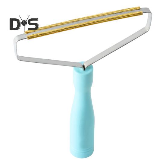 

Ручной инструмент для удаления шерсти домашних животных, профессиональный инструмент для чистки диванов и ковров, инструмент для удаления шерсти с собак и кошек синий