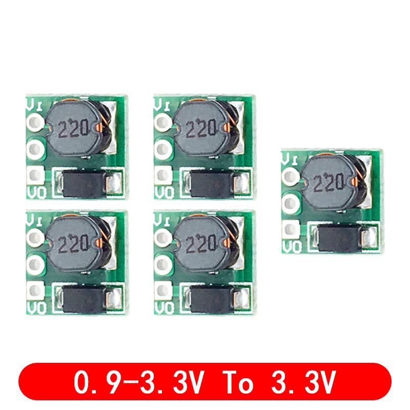 5pcs DC-DC 0.9-3.3V To 3.3V 500mA 0.9-5V To 5V Mini Step Up Boost Power Module DC To DC For Arduino Voltage Converter Module