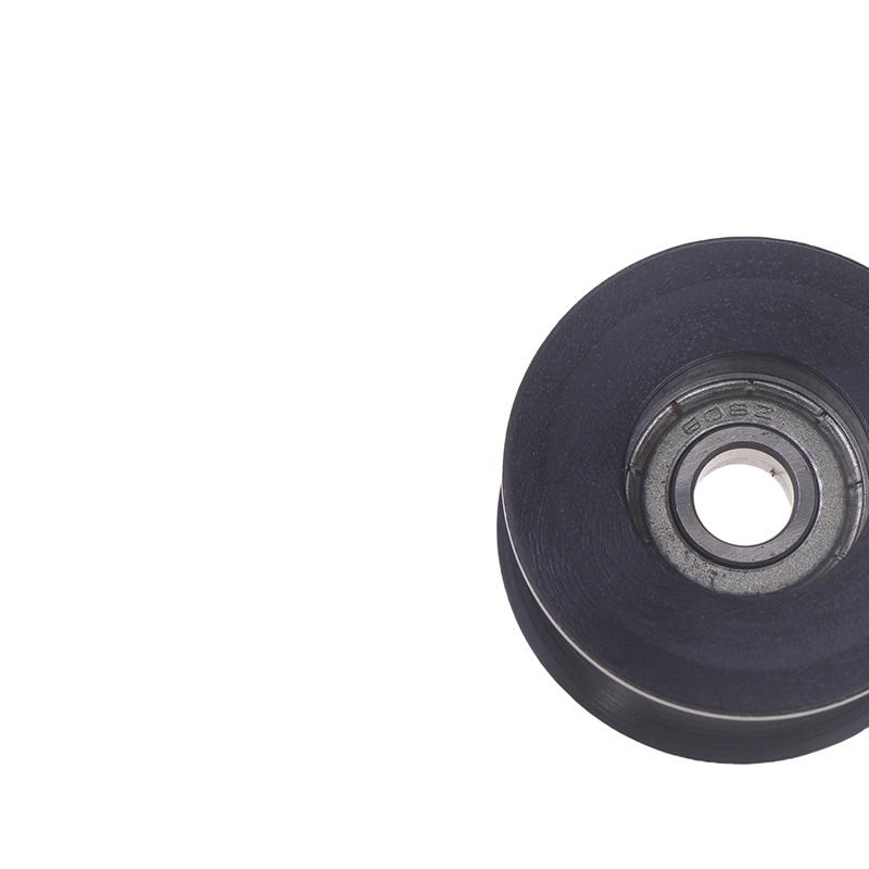 1 szt. Bu0840 Typ U Rowek U Rolka Prowadząca Koło Pasowe Koło Pasowe Koła Pasowe do Lin Koło Pasowe Pokryte Plastikiem Łożysko