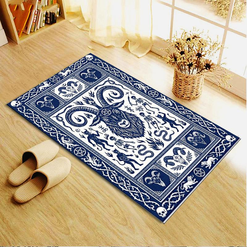 2025 New Goat Demon Carpet Rug for Living Room Bedroom Home Sofa Decoration,Kids play Non-slip Floor Mat141