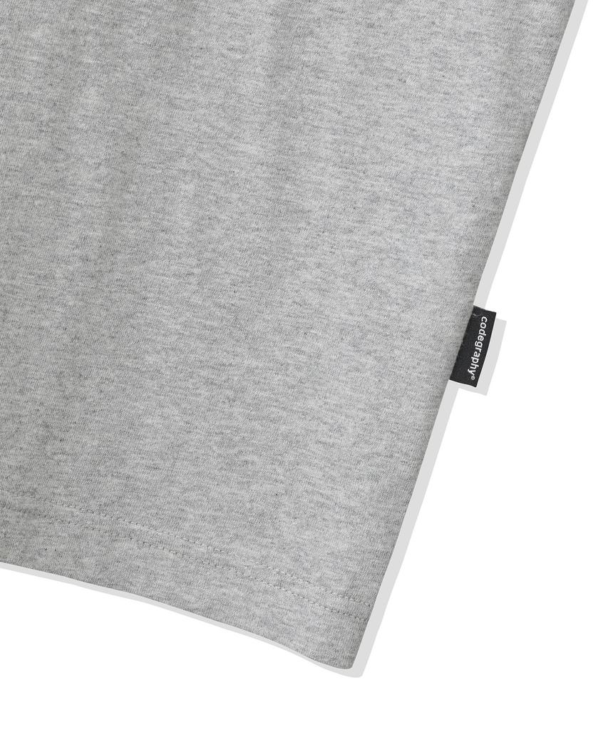 CGP Cgp Arch Logo Extra Oversized Short Sleeve T-Shirt - Dark Grey