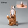 Montessori Wild Animals Model Toy Set - Lion Elephant Antelope Action Figures Miniature Zoo Figurines Educational Kids Gift