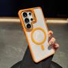 Applicable To Samsung S26Ultra Transparent Magnetic Mobile Phone Case S25Ultra Lens Holder Protective Case S24
