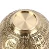 Gold Copper Decorative Bowl 3.3-Inch Diameter Incense Temple Bowl  For Office Decor