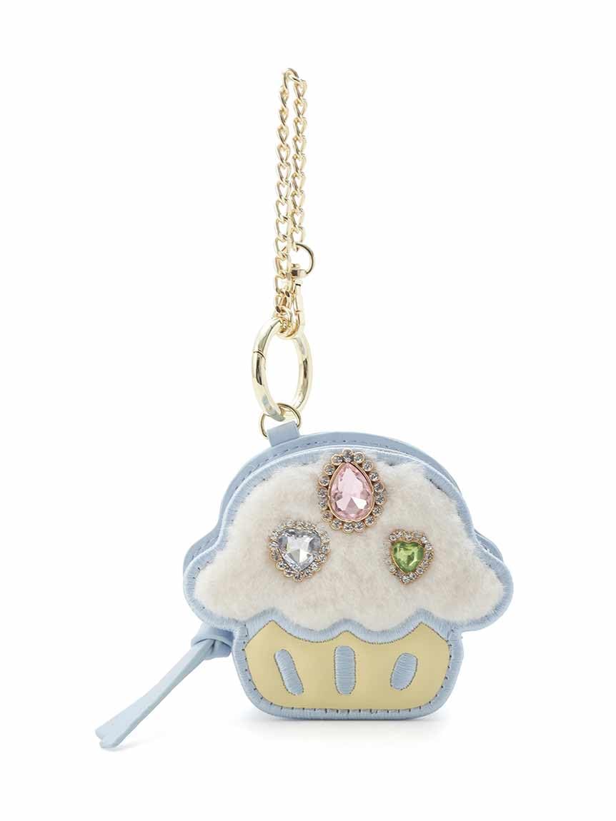 FRESH PUNCH Cupcake Charm RWGG254518 BLU Free Size [Furfur] Women s