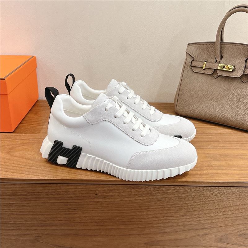 European high-end sports and leisure shoes new breathable simple leather lace-up running trend sports shoes