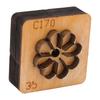 Flower Leather Cutting Die Wooden Base Steel Blade Multifunctional Leather Punching Mold Die Cutter for Decors Crafts