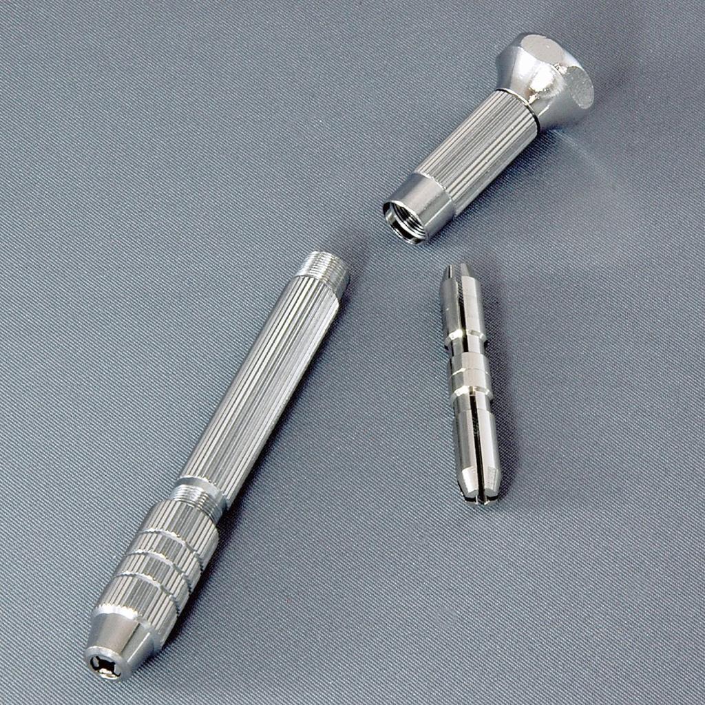 HOZAN Pin Vise for Small Diameter Fits Overall Length 102mm K-501 Drills, 0-1.2/2.0-2.5-3.2mm Diameter,