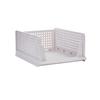 1Pcs 43x18x32.3cm Clothes Storage Box Drawer Style Folding Organizer Strong Ductile Material Easy Pull Out Non-Disturb Design