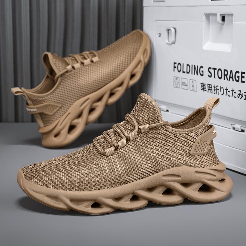 Men's Blade Sneakers Running Shoes Slip-on Women Outdoor Tennis Shoelaces Odor-resistant Athletic Shoes Lightweight Breathable
