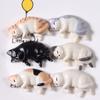 Resin Simulated Cat Fridge Ornaments Simulation Lazy Cat Miniatures  Phone Case Patch