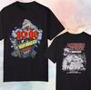 AC/DC Přetisk Monsters Of Rock 1984 Tour Vintage Styl Pánské/Dámské Tričko S-4XL