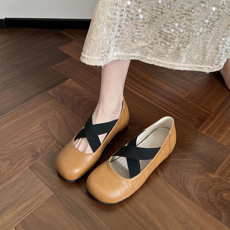 

Женские туфли Мэри Джейн с внутренней платформой, французские вечерние туфли-лодочки, женские, весна 2025, новинка, с юбкой, туфли бабушки 39 коричневый