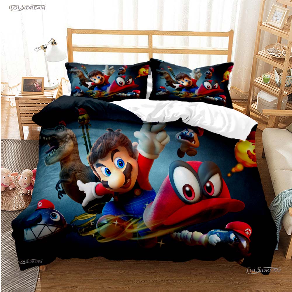Lovely Carton Anime Al Season Soft Duvet Cover kawai Mai Beding set Premium Soft Comfortable Quilt Cover plus Pilowcase Single/Double/Quen/King