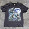 Alligator Full Moon Shirt, Crocodile Cosmic Tee, Reptile Lover Gift, Wildlife Nature T-Shirt