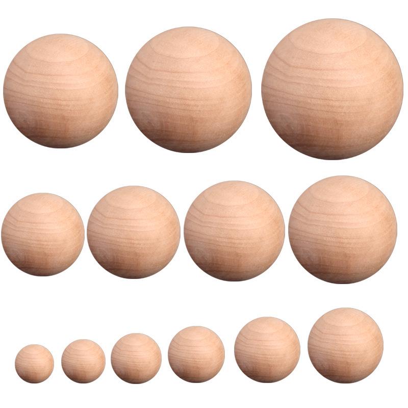 Монтессори Образовательные Бусины из Массива Бука и Паулонии, Цветные Half Sphere Diameter 3cm