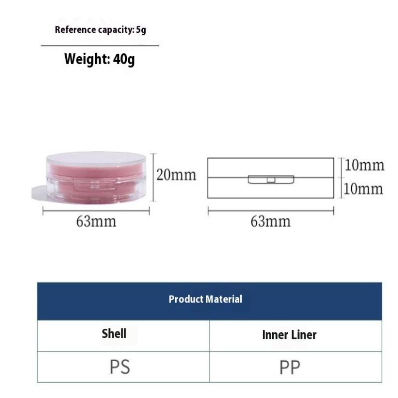 Portable Foundation Empty Air Cushion Puff Box Diy Box With Mirror Bb Cream Cosmetic Case Container With Sponge Makeup Tools