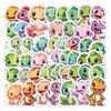 50 Pieces of Non-repeat Dinosaur Baby Stickers Mobile Suitcase Waterproof Decorative Stickers Children's Hand Account Stickers