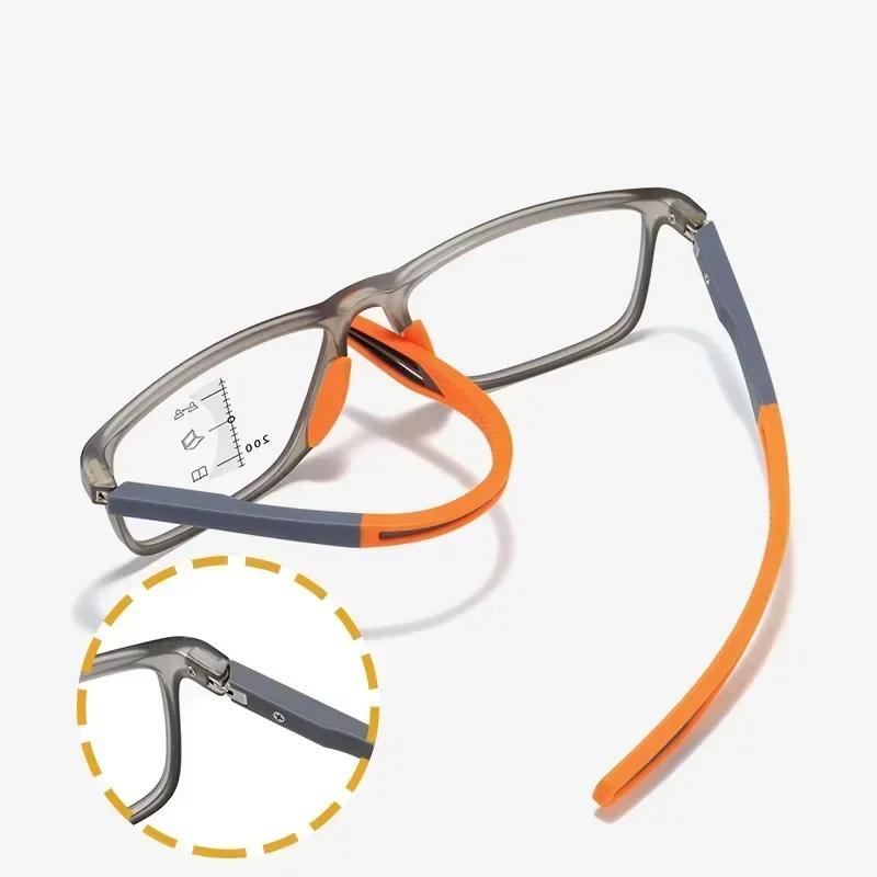 Progressive Multifocal Reading Glasses Outdoor Photochromic Blue Light Blocking/Uv400 Presbyopia Men Look Near And Far Eyewear