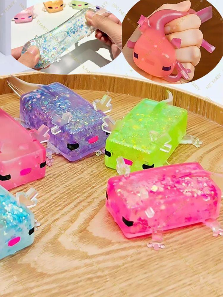 1Pcs  Random Color3D Relieve Stress Release Squishy Squeeze Party Gift Slowly Rebound Decompress Favor For Kids Birthday Party S