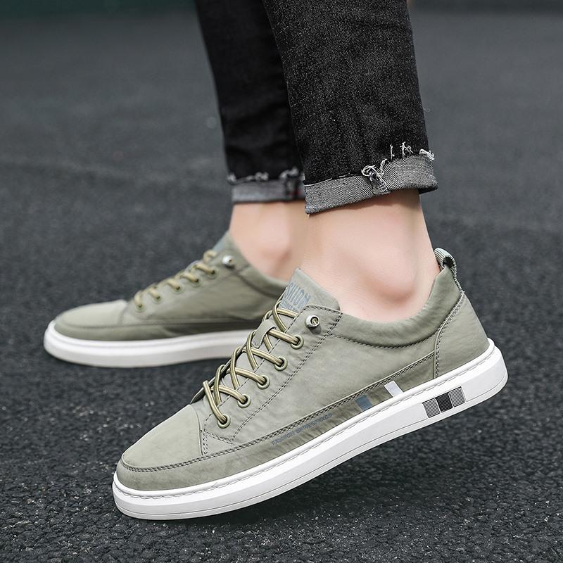 

Four Seasons Canvas Shoes Men s Low-Top Lace-Up Breathable Casual Board Shoes Teen Fashion Trend Outdoor Forrest Gump Shoes 44