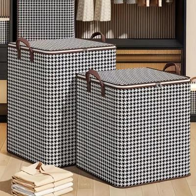 Large Capacity Storage Bags Foldable Clothes Storage Box Closet Organization Under-Bed Storage Closet