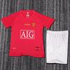 Conjunto Infantil Popular Vintage Clube 0001, 1011, 0102, 1213, 1314 Manchester United Imprimível