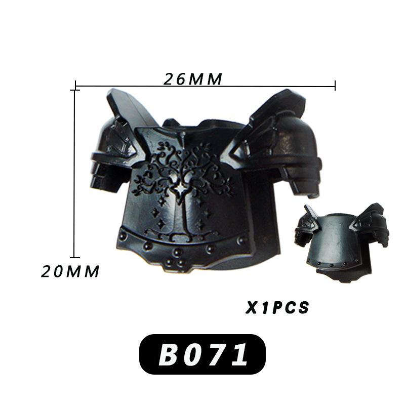 20Pcs Kerui Movie Medieval Character Figure Weapon Accessories Armor Assembling Children'S Toys B558