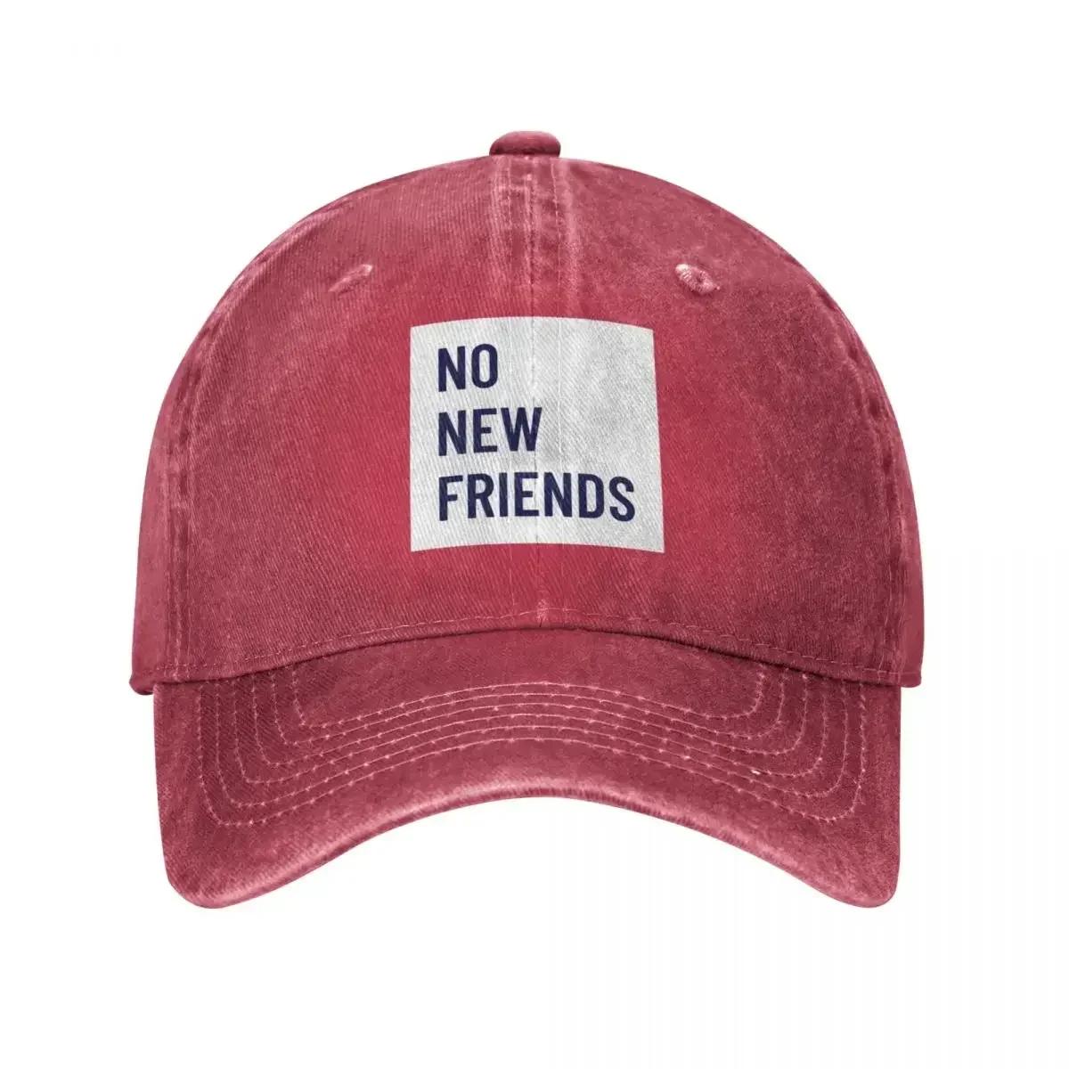 No New Friends Baseball Cap Anime Cosplay Rugby Luxury Women Hat UnisexS
