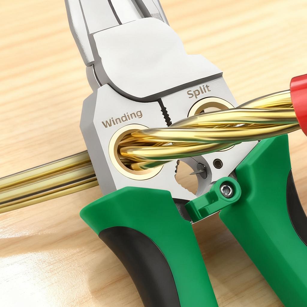 Wire Strippers With Electricity Measurement Function, Wire Stripping Pliers For Cutting And Pulling Wires, Cable Scissors For Scraping