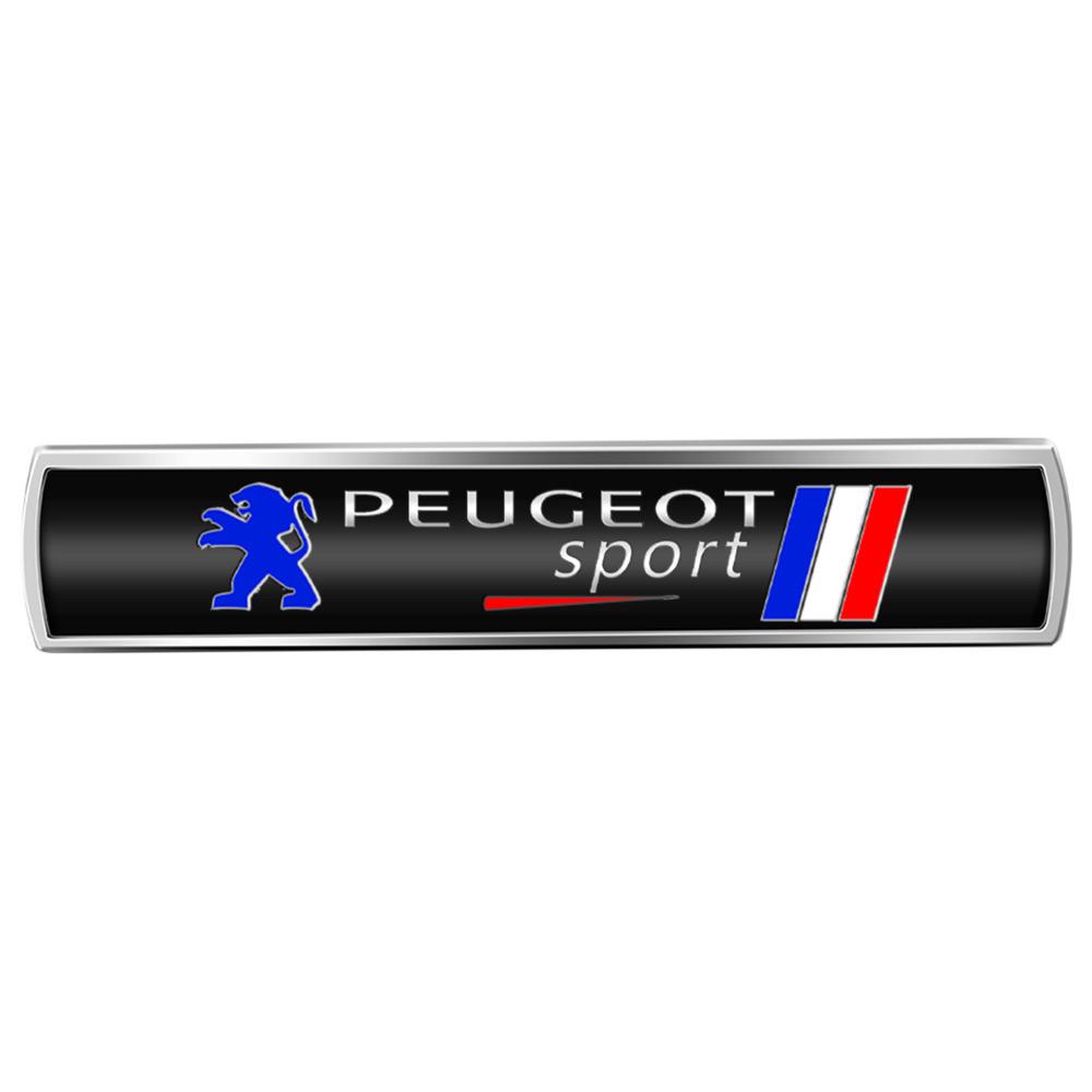 3D Metal Car Body Trunk Emblem Stickers Badge Decoration Decal Accessories For Peugeot 408 2008 3008 206 207 208 307 308 508 107