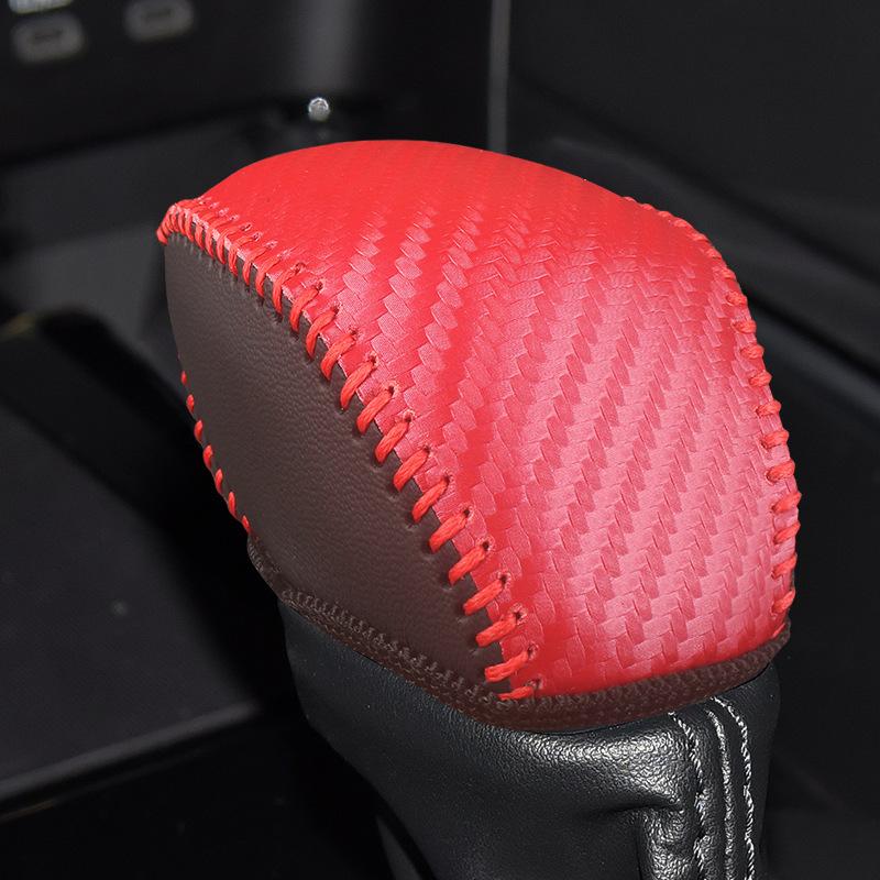 Customize Fit for Toyota RAV4 Leather Gear Shift Handle Cover Avalon Corolla Protective Cover