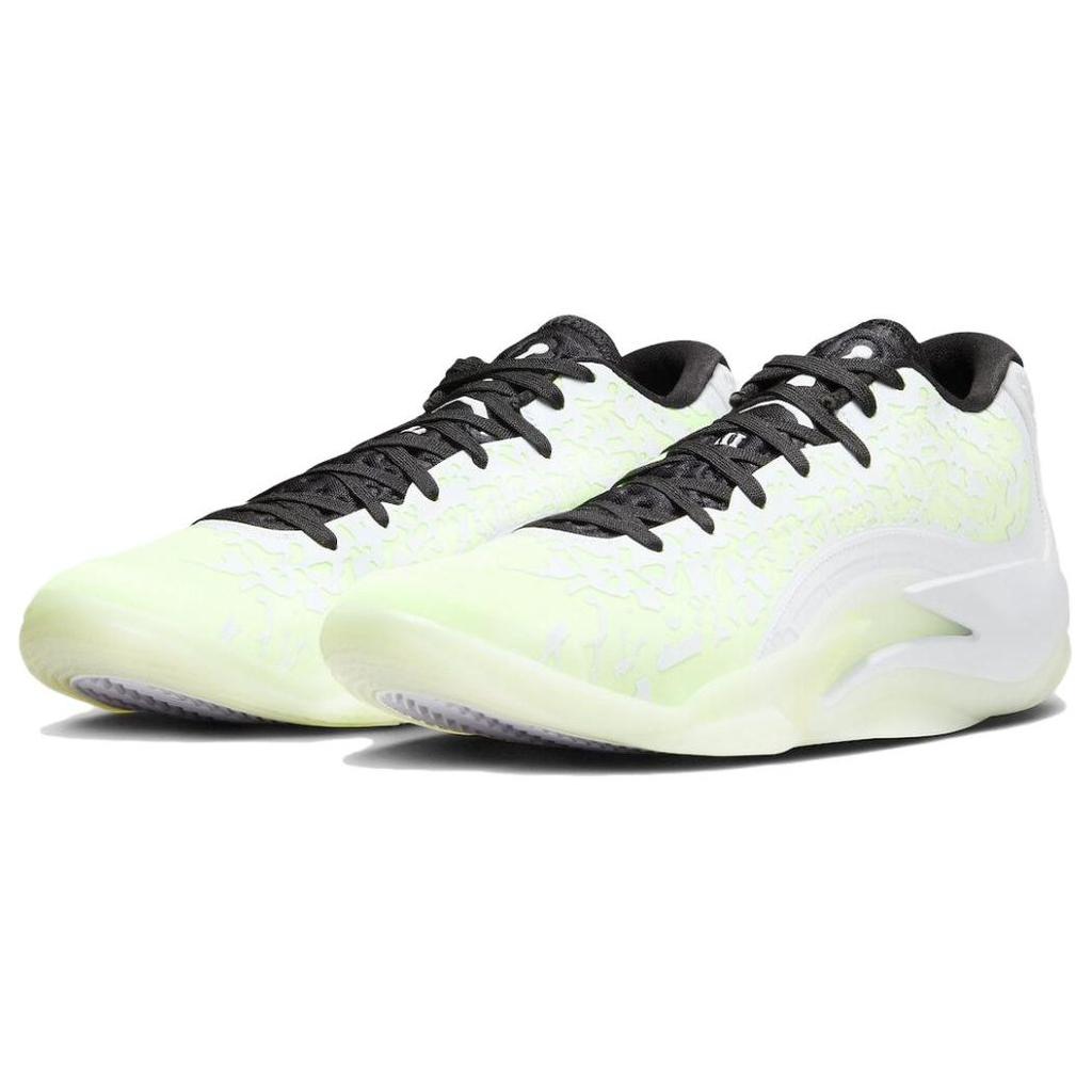 Air Jordan Zion 3 No Guts Men Sneakers White Black Barely-Volt DR0675-110
