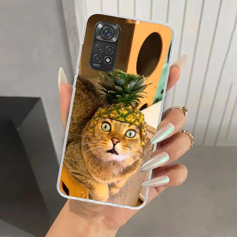 Pet Cat Funny Memes Phone Case for Xiaomi Redmi Note 15 14 14S 13 12S 12 Pro 11S 11 Plus 11T 11E 10S Soft Funda Print Shell Redm