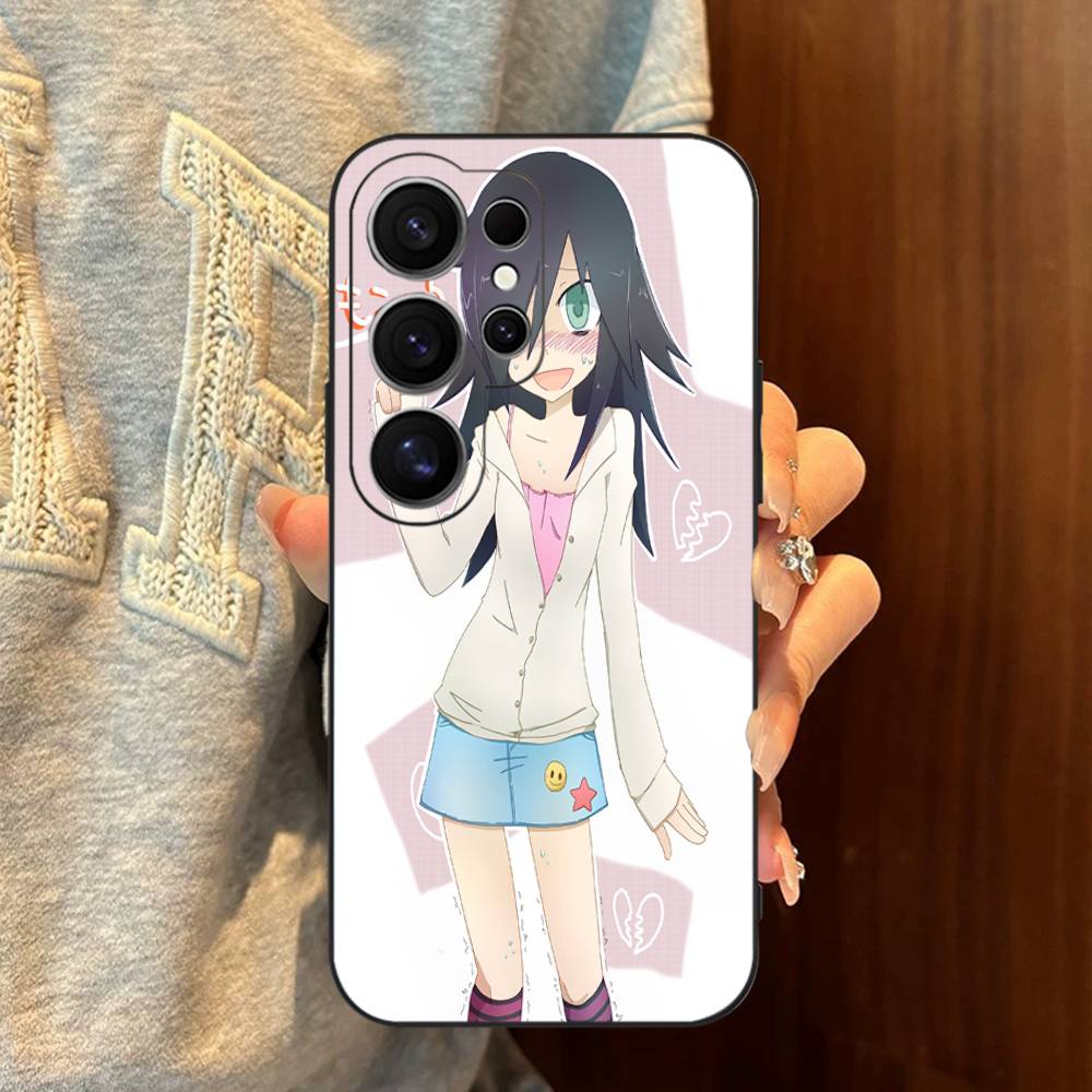 Watamote K-Kuroki T-Tomoko Phone Case For Samsung S 24 Fe 25 Ultra Plus 20 Lite 21 30 22 23 24 22 Ultra 5G Fundas