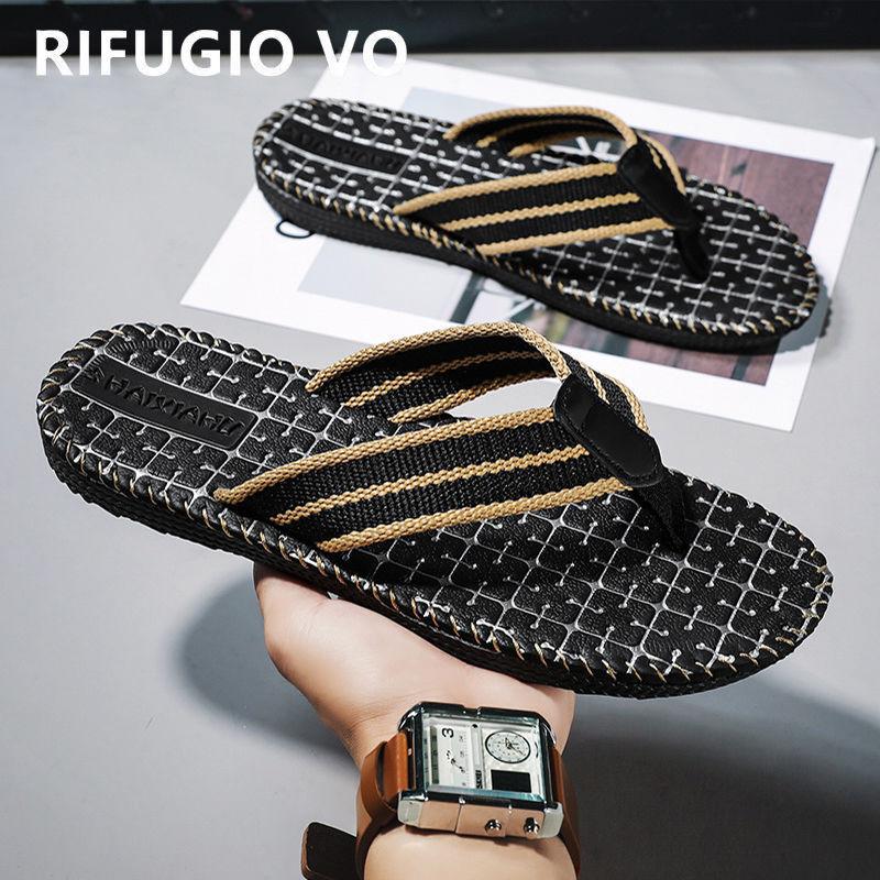 

Летние нескользящие и износостойкие шлепанцы с мягкой подошвой, мужские классные тапочки для отдыха на природе, повседневная пляжная обувь 39