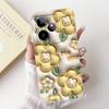 For Realme GT 7 7T Case New Fashion Cartoon Luxury Girly Painting Funda For Realme GT7 RMX5061 Back Cover Matte Liquid Silicone