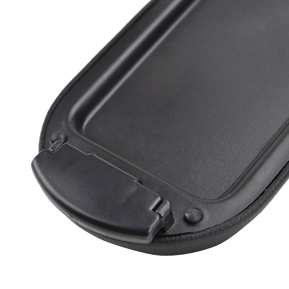 Asiento de Cuero Para Ibiza 6J 2009 2010 2011 2012 2013 2014 2015 2016 Cubierta de Apoyabrazos de Consola Central de Coche Tapa con Cierre Protector Tapa