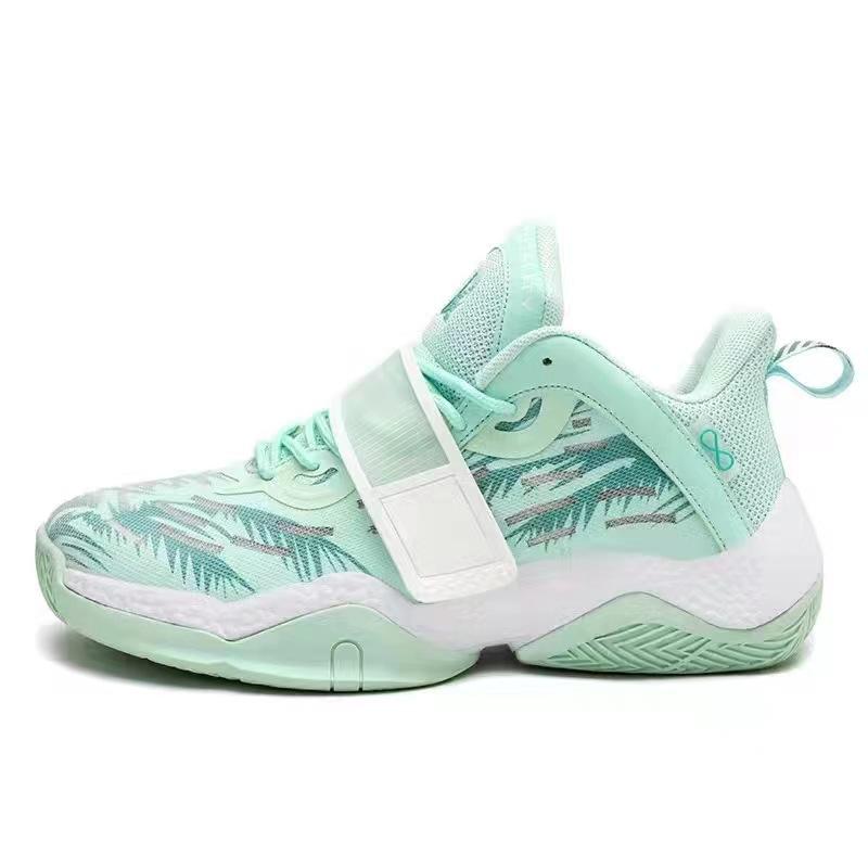 

Spring and summer new sports shoes basketball shoes youth game shoes large size sneakers low top Velcro basketball shoes 46