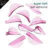 BLACKWINGS 5 Pairs Eyelash Perm Silicone Pads, Curling Pads for Lash Lift,   with Size Guide Chart, Hypoallergenic Reusable Accessories