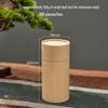 Retro Cowhide Paper Tea Can: Green & White Tea Storage Box