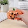 Glitter Stress Toy 1/2/3Pcs Halloween Pumpkin Head Ball, Anxiety Relief Spooky Toy, Stretchy Orange Sensory Healing Ball