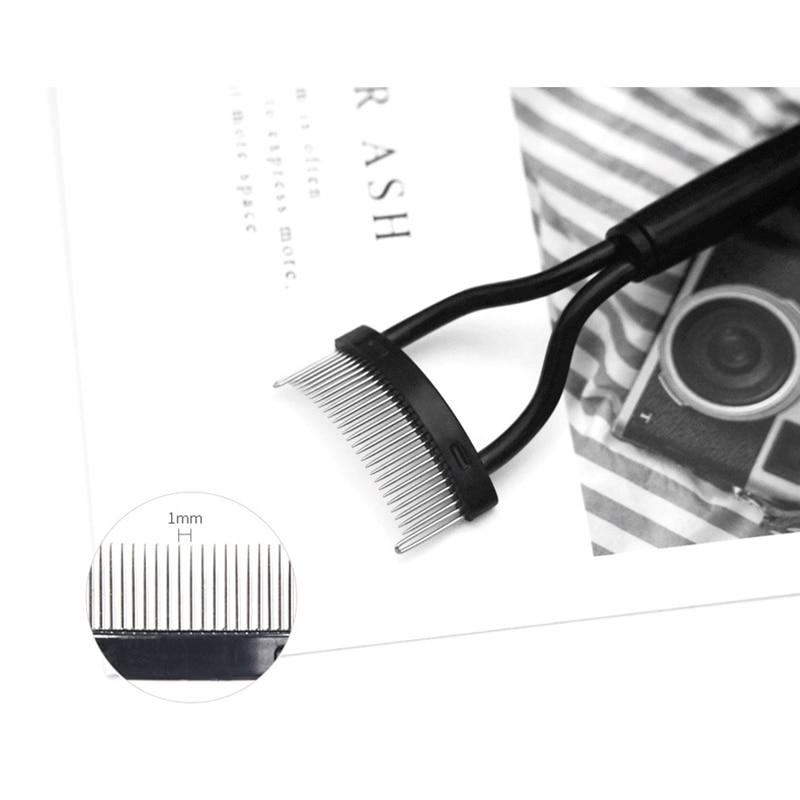 Double Head Eyelash Curler Eyelash Brush Makeup Lash Separator Brush Mascara Curl Eye Beauty Makeup Cosmetic Tool YSL