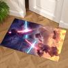 Star Wars Floor Mat Suitable for Foyer Study Room Kitchen Dining Room Antislip Carpet Anime Office Decor Best for Christmas