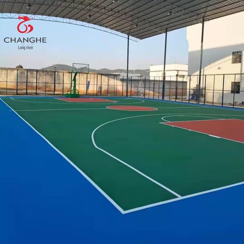 Indoor Outdoor Silicon PU Multi-Sport Court Flooring