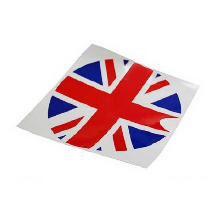 Union Jack UK Flag Pattern Vinyl Sticker Decal For Mini Cooper Gas Cap Cover