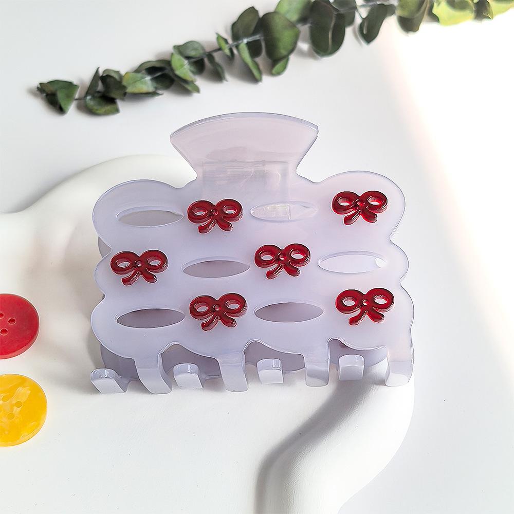 1pc Hollow Butterfly Knot Hair Grab High Grade Acetic Acid Shark Clip New Cute Disc Hair Grab
