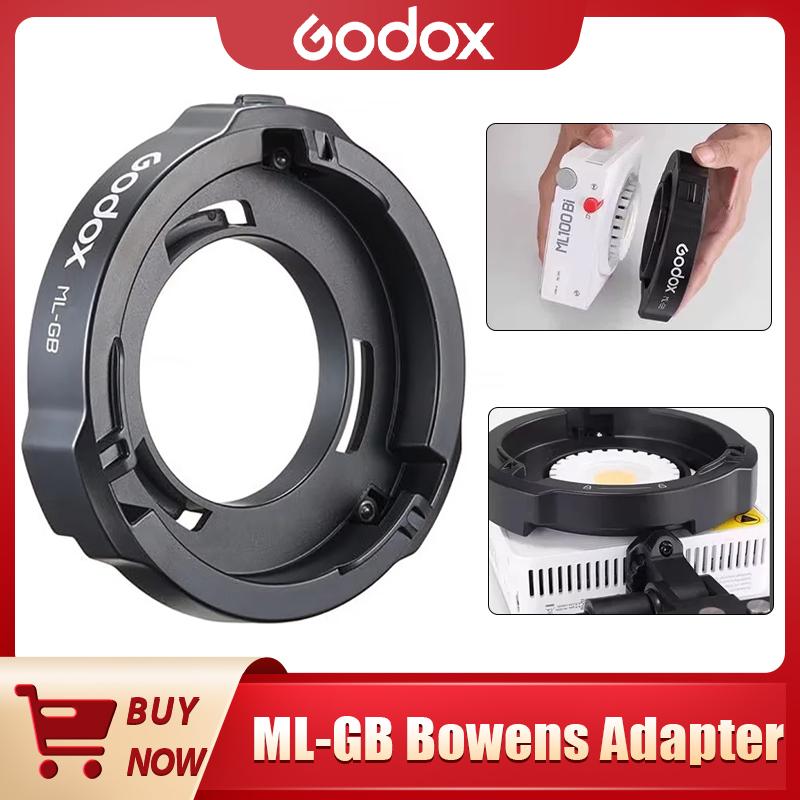 Godox ML-GB Bowens Adapter for Godox AD300Pro AD400Pro Flash Godox ML100Bi Godox ML60IIBi Godox ML30, ML30Bi, ML60, ML60Bi